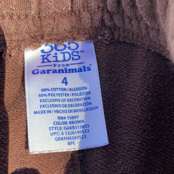 NWT Spalding Black Red Athletic Jogger Pants 365 Garanimals Brown Sweat Pants 4 - Picture 3 of 16